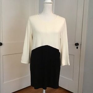 J. Jill Wearever Black and White Tunic